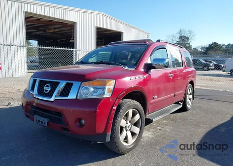 2008 Nissan Armada Le из США, поврежденный, VIN 5N1AA08C88N632058